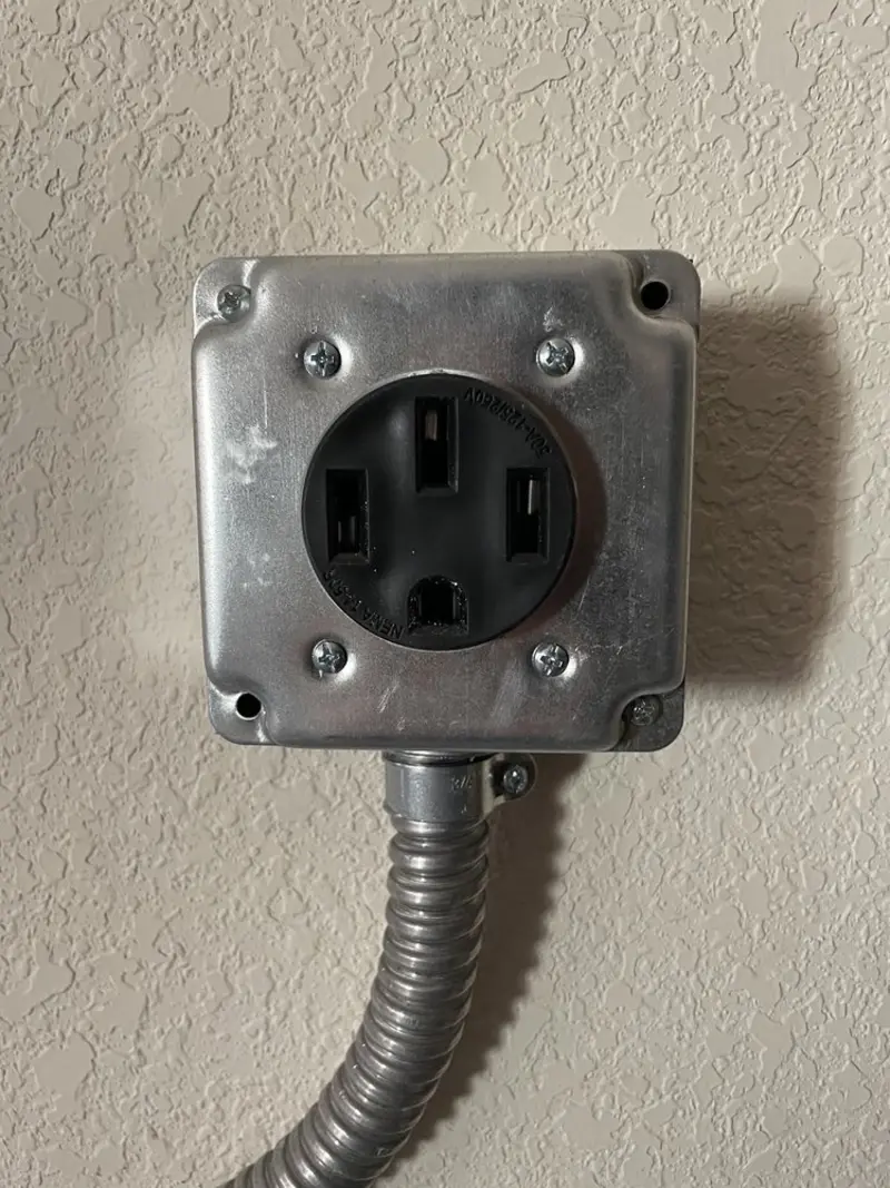NEMA 14-50 outlet installed for Electrical Panel Upgrade in Wekiwa Springs